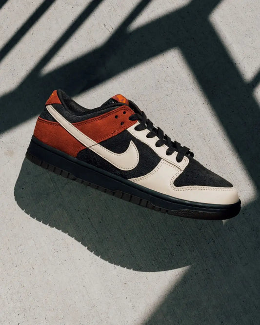 Men’s Premium Low-Top Sneakers – Black & Beige Casual Shoes